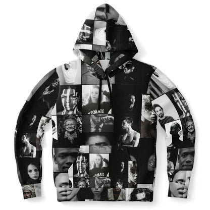 Portraits Black & White Hoodie | Unisex HD