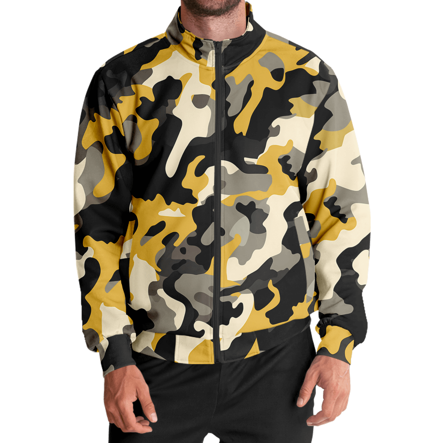 Camo Jacket | Military Brown & Black | Unisex