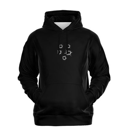 Bullet Holes Hoodie | Unisex Black