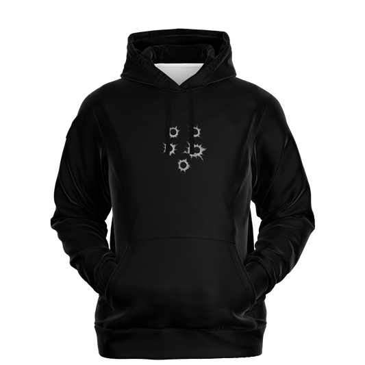 Bullet Holes Hoodie | Unisex Black