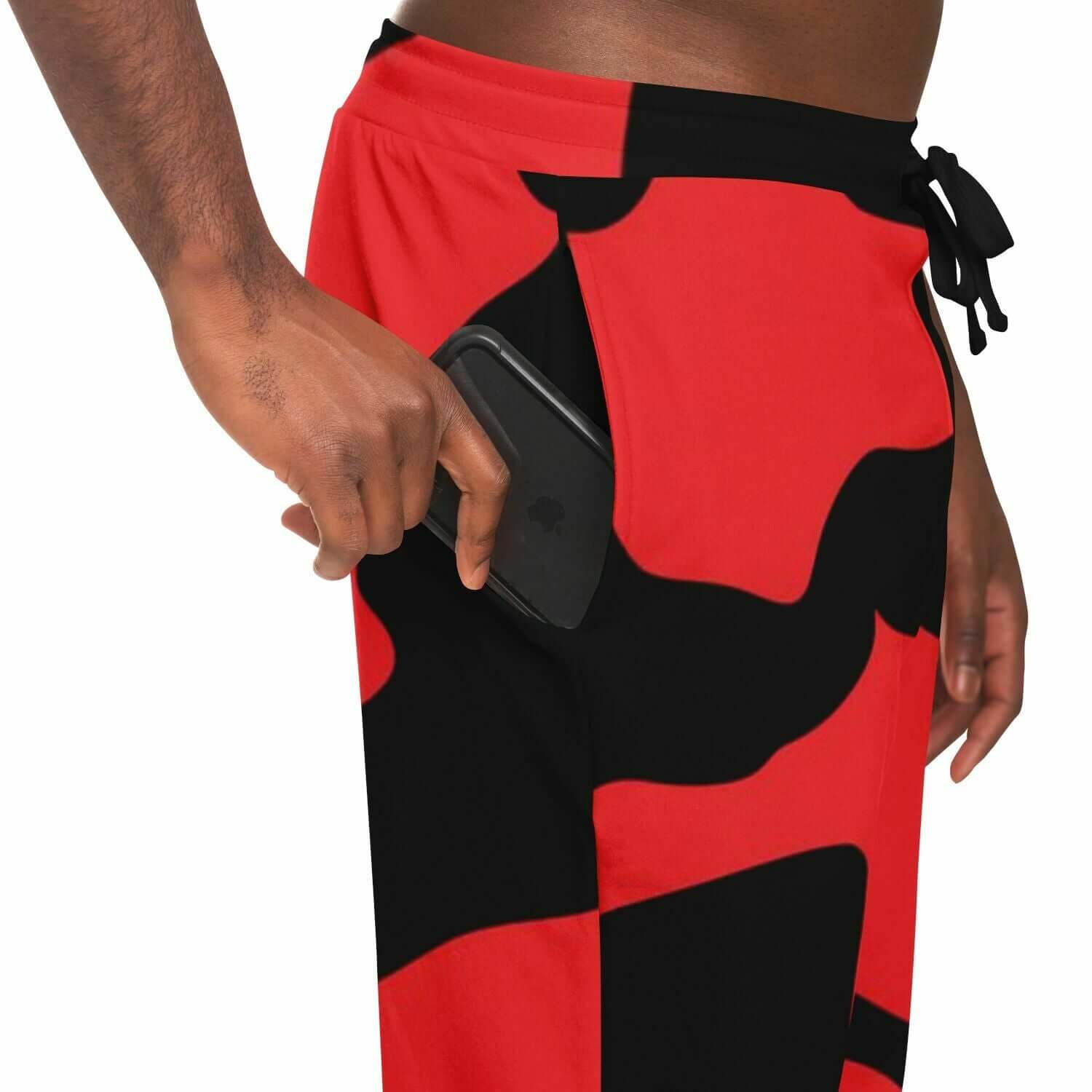 Commando Pants For Men | Red & Black