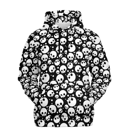 Skulls Hoodie | Black & White HD Print