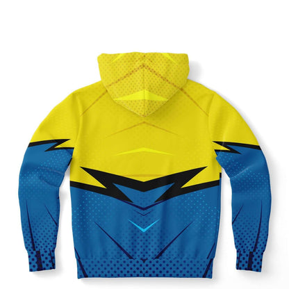 Super! | Blue & Yellow Pop Art Hoodie