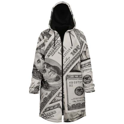 Green Dollars Zipper Cloak $$$ Unisex HD