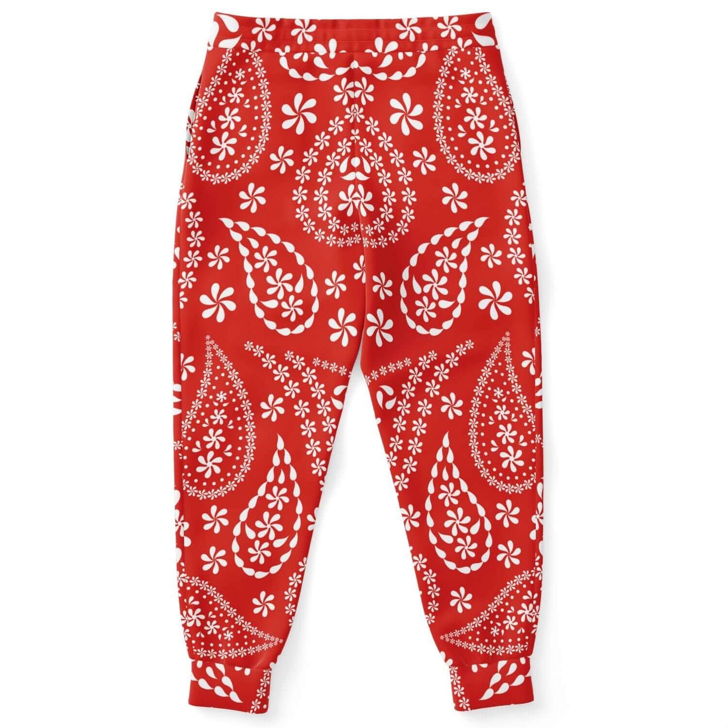 Red Bandana Track Pants | HD Print | Unisex