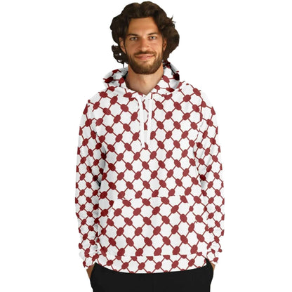 Red Keffiyeh Hoodie | Unisex HD