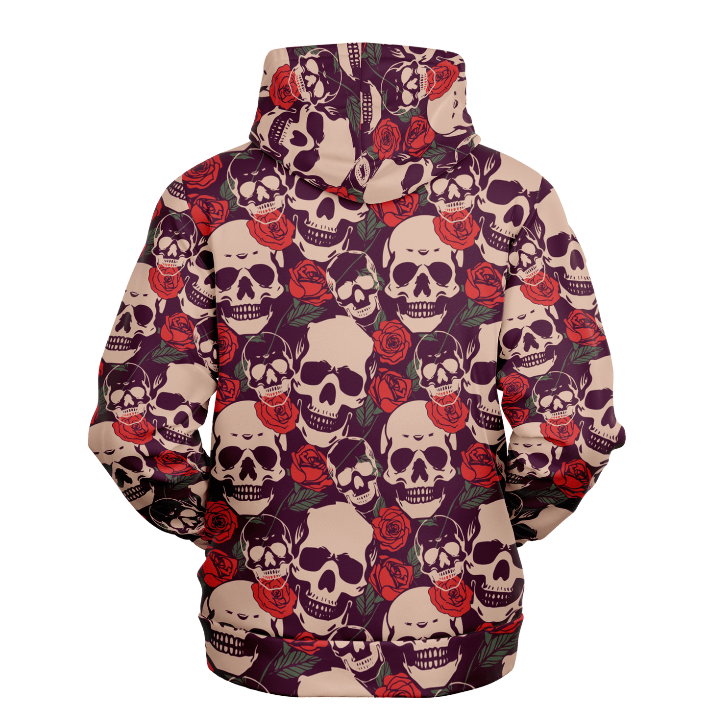 Skulls & Roses Hoodie | Red Unisex