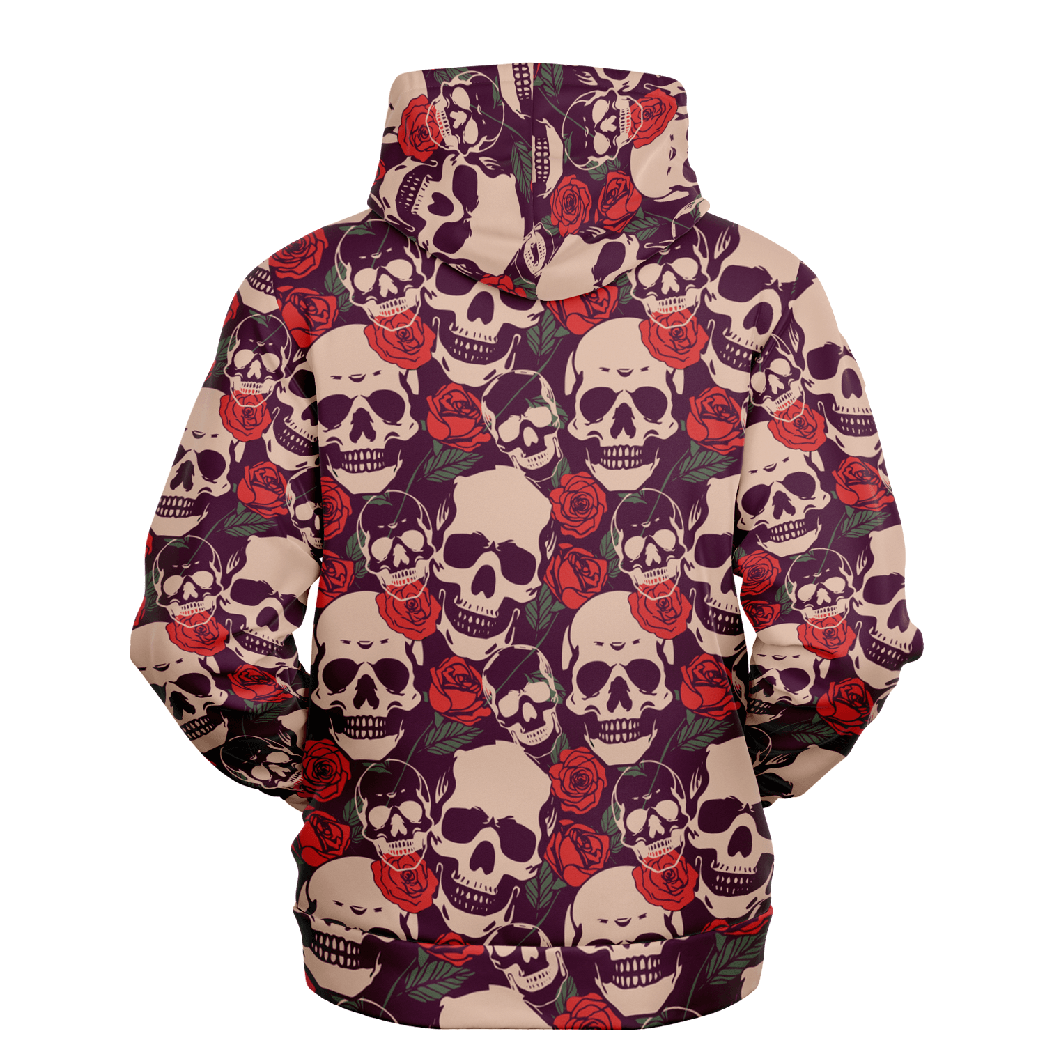 Skulls & Roses Hoodie | Red Unisex