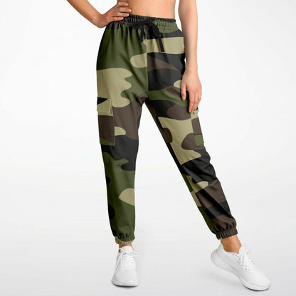 Mongoose Green & Olive Camouflage Cargo Sweatpants