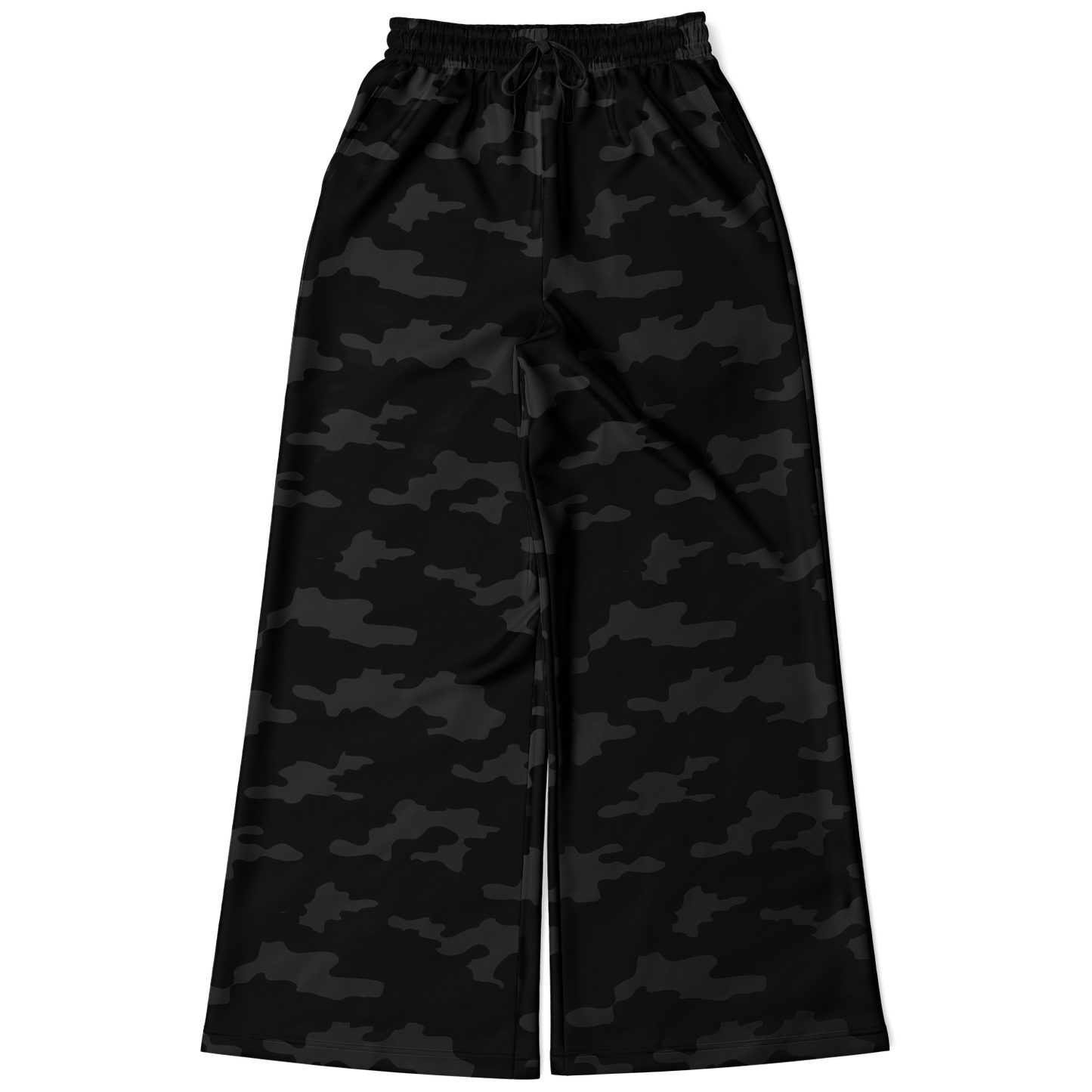 Camo Pants For Women | Wide Leg Military Black