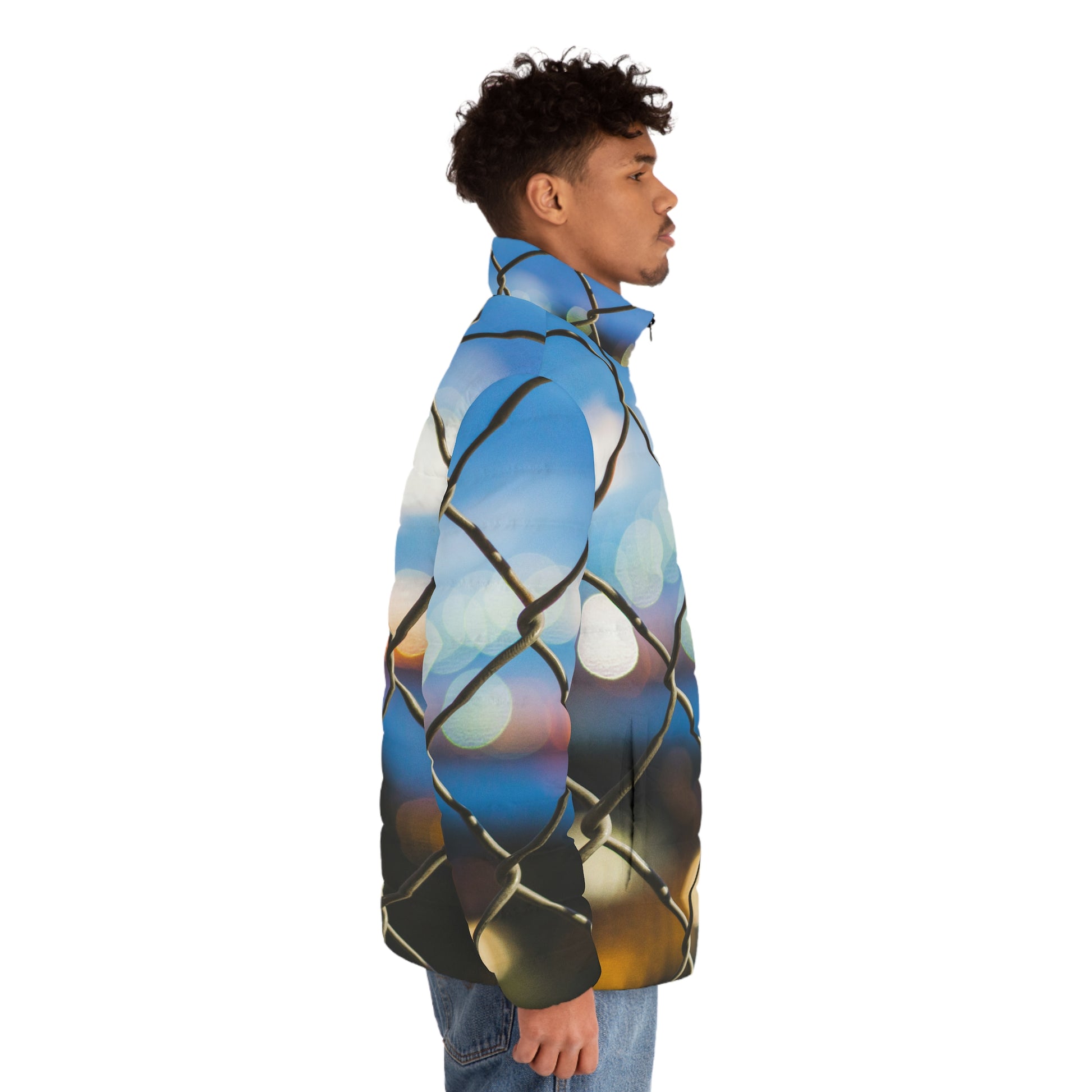 Puffer Jacket | Blue Wire