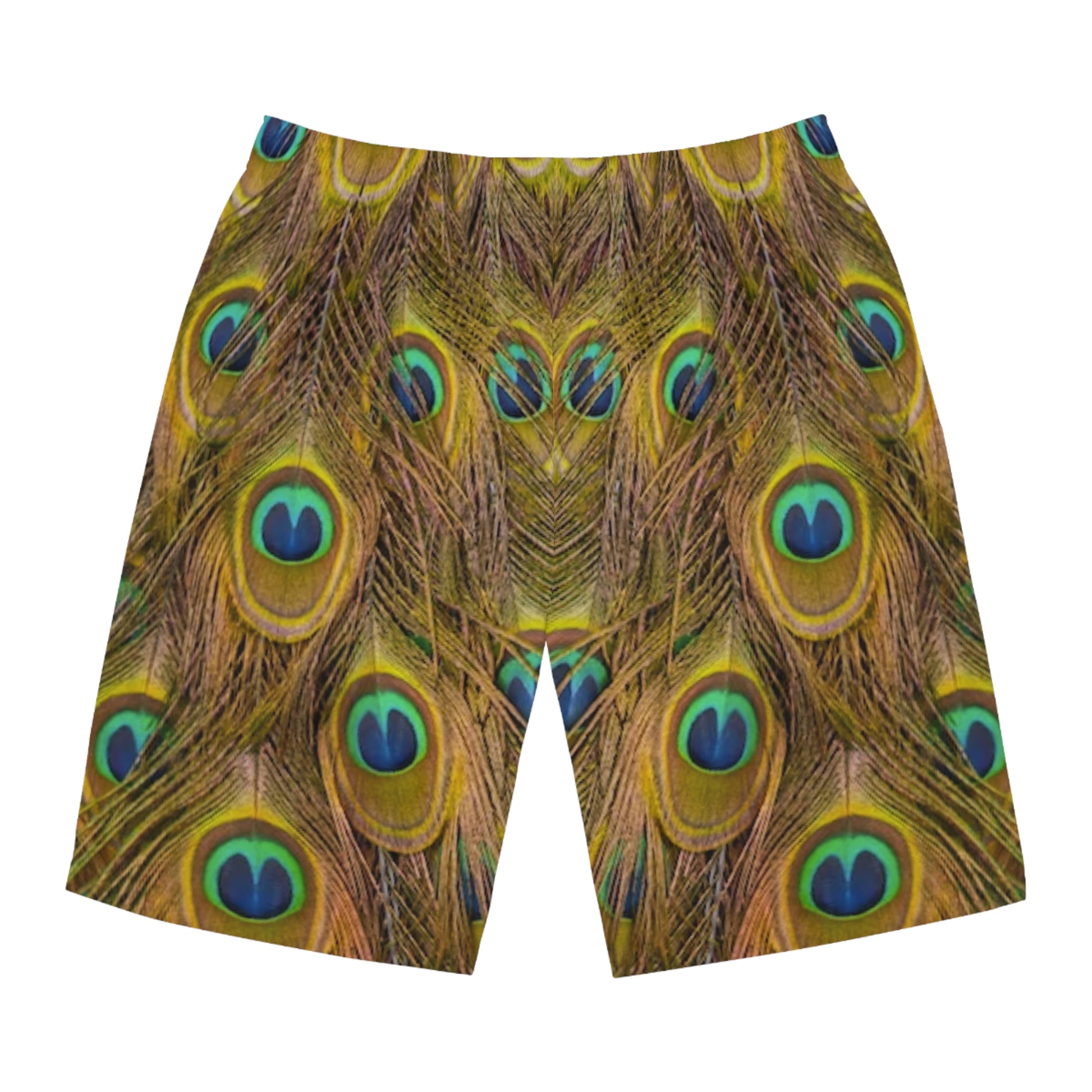 Board Shorts | Peacock Feathers - Ribooa