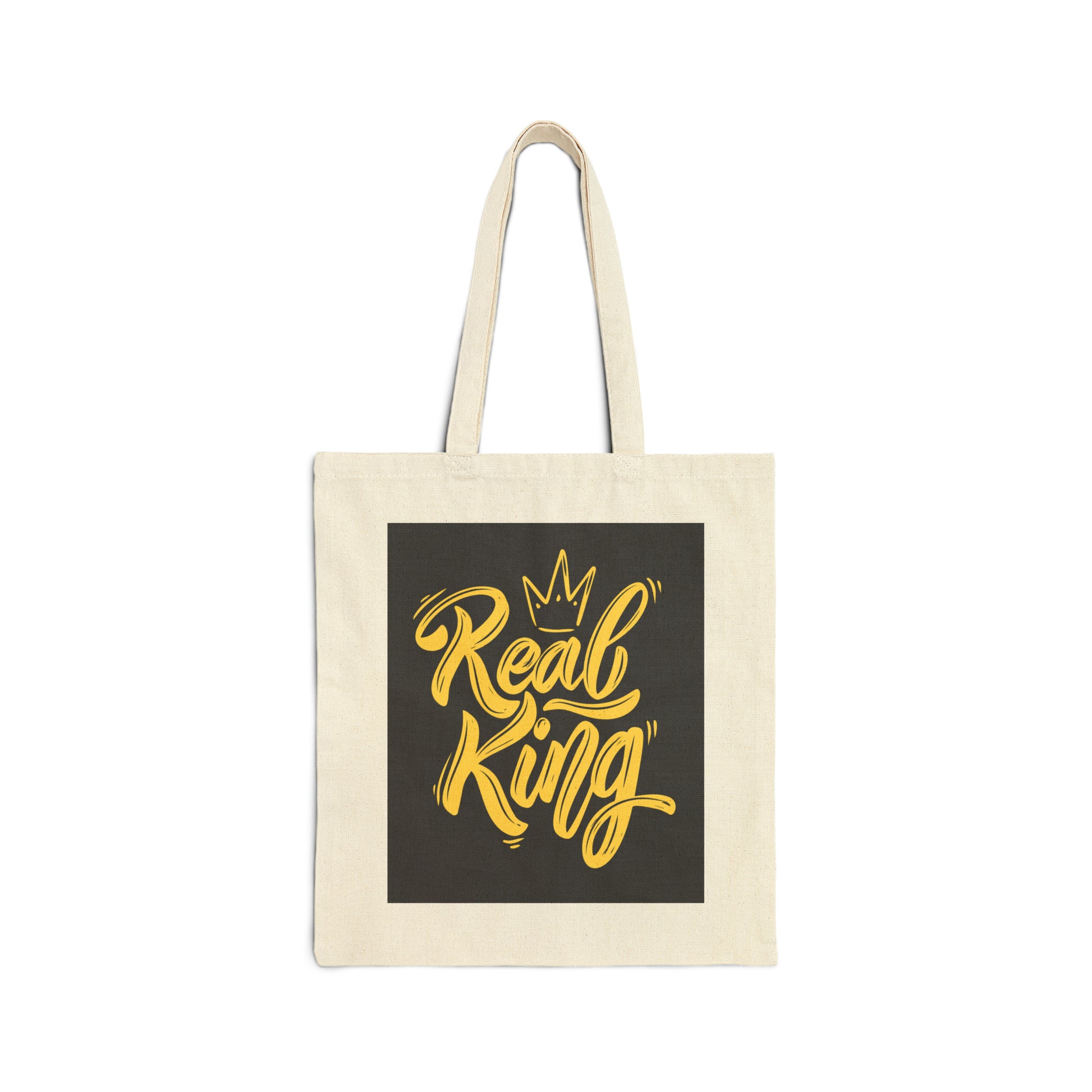 Cotton Canvas Tote Bag | Real King - Ribooa
