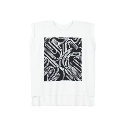 Relaxed Fit Muscle Tee (Front Print) - Ribooa