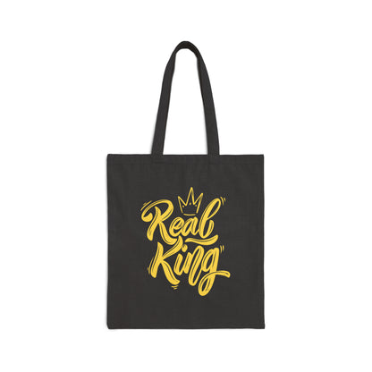 Cotton Canvas Tote Bag | Real King - Ribooa