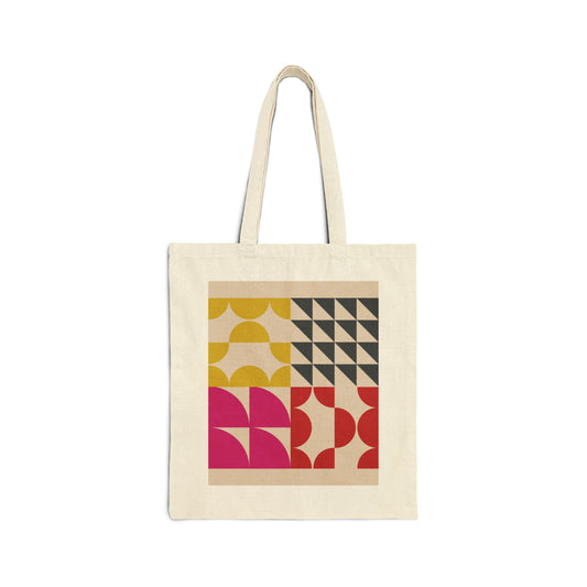 Cotton Canvas Tote Bag | Modern Art - Ribooa