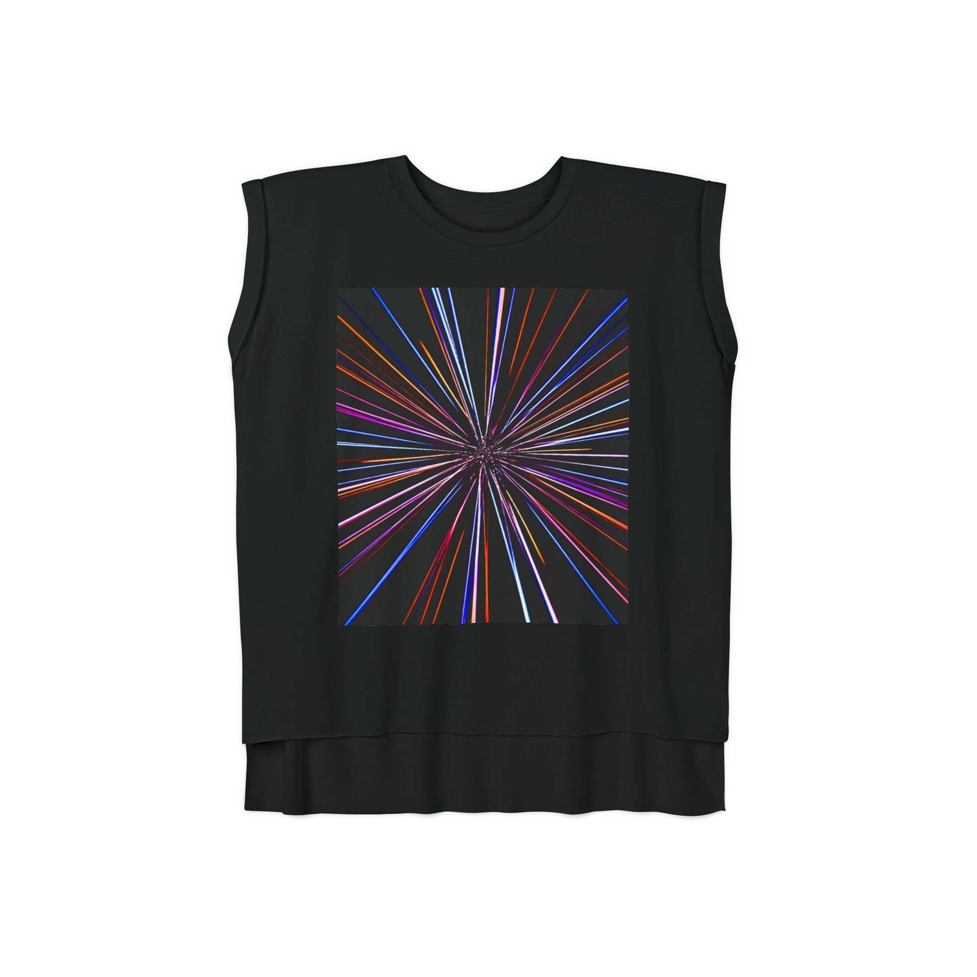 Relaxed Fit Muscle Tee (Front Print) - Ribooa