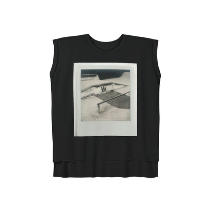 Relaxed Fit Muscle Tee (Front Print) - Ribooa