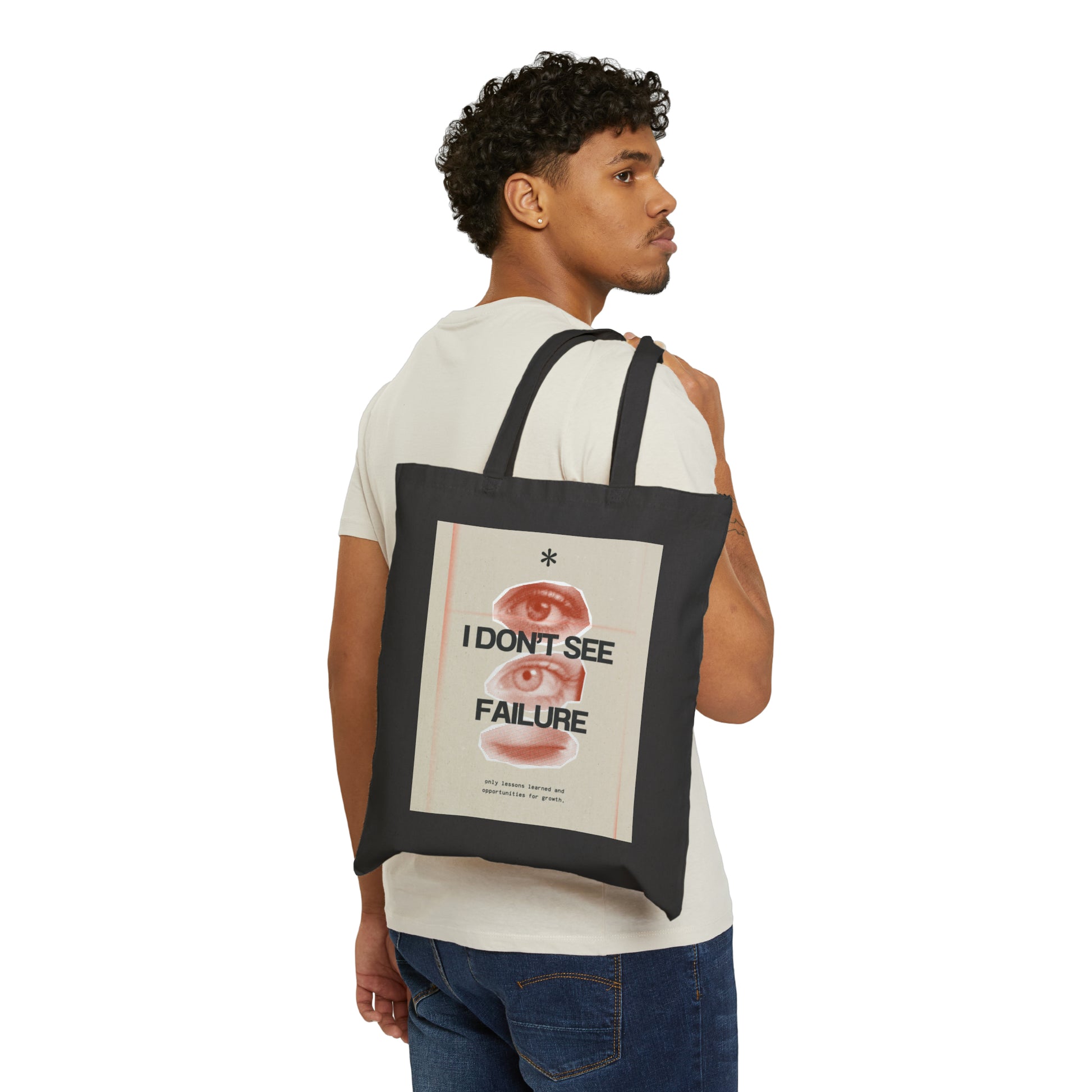 Cotton Canvas Tote Bag | I Don't See - Ribooa