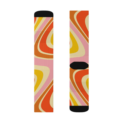 Sublimation Socks | Retro Vibes - Ribooa