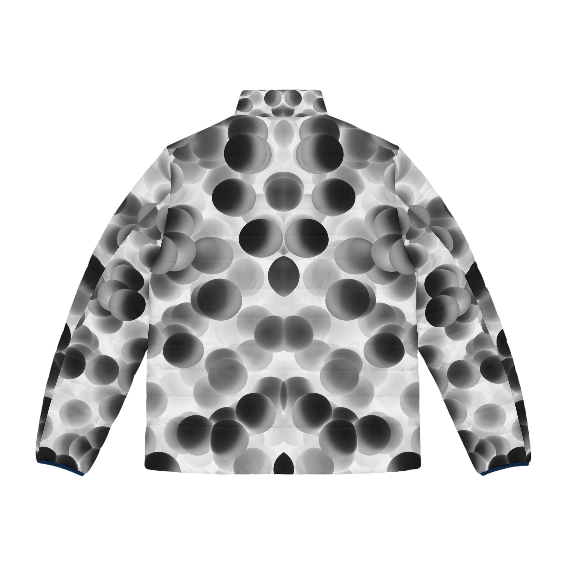 Puffer Jacket | B&W Bubbles