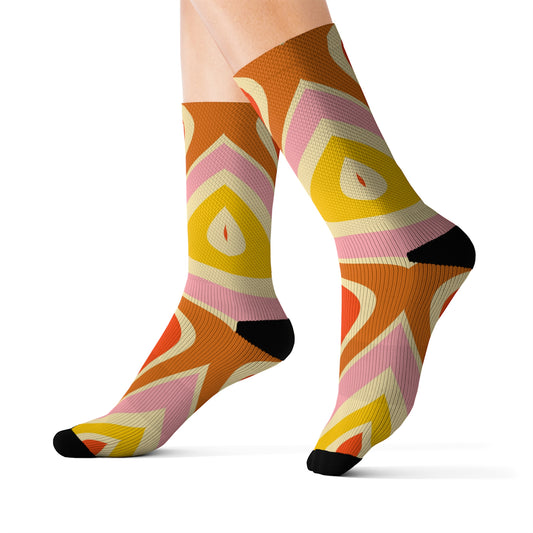 Sublimation Socks | Retro Vibes - Ribooa