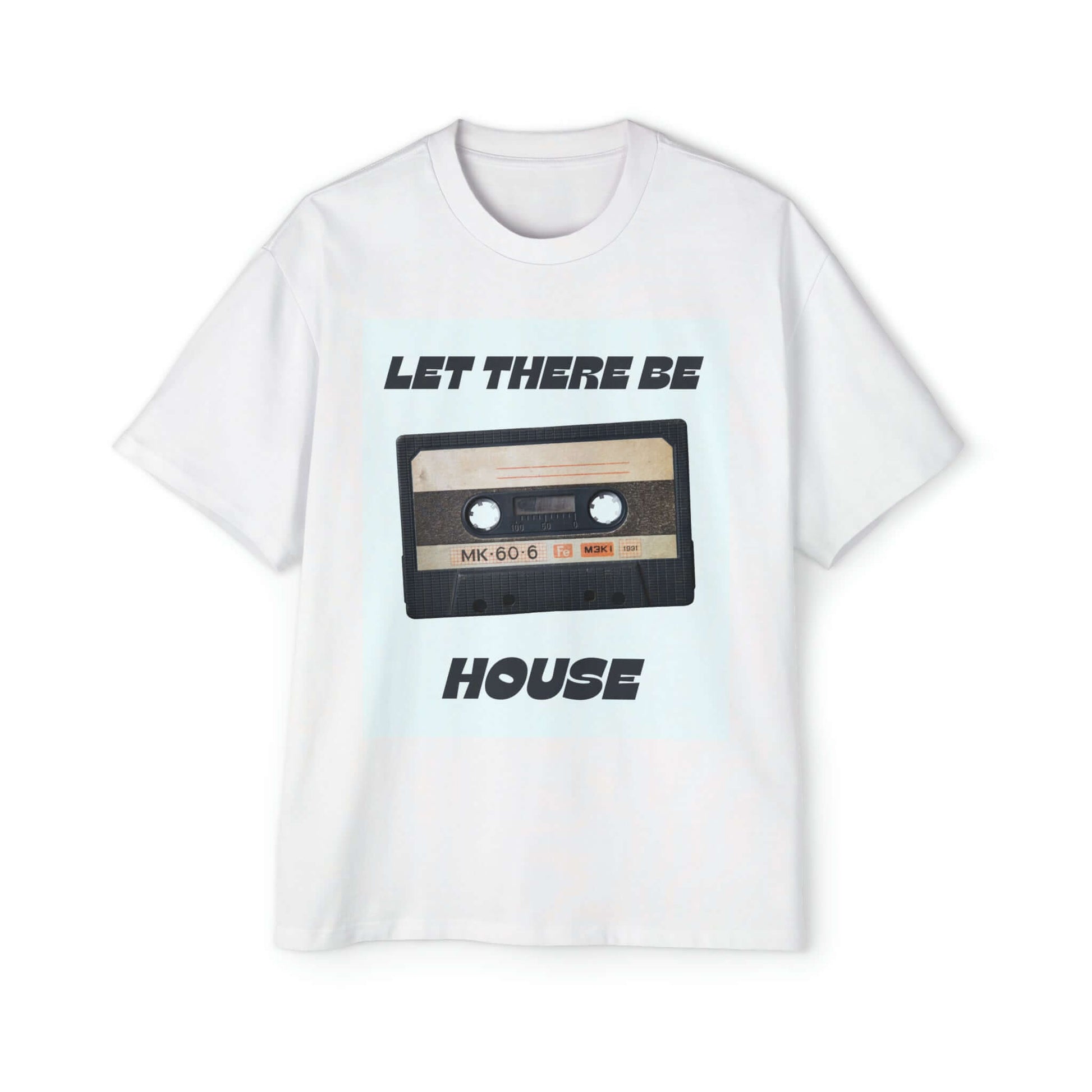 Oversized Tee | Let There Be House - Ribooa