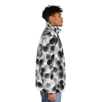 Puffer Jacket | B&W Bubbles