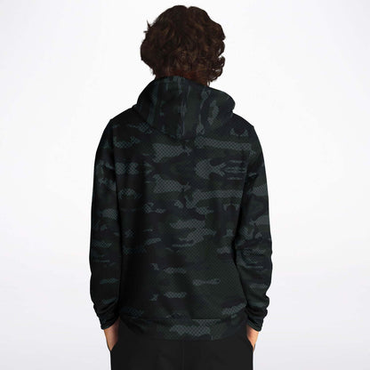 Military Dark Green Camo Hoodie