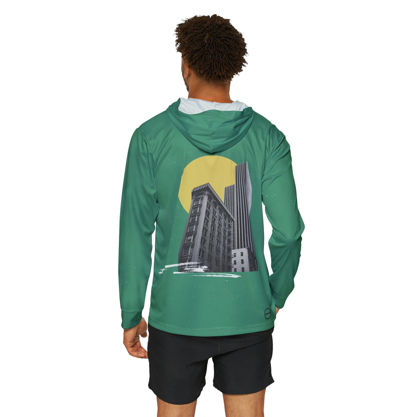 Sports Warmup Hoodie | Green Sun - Ribooa