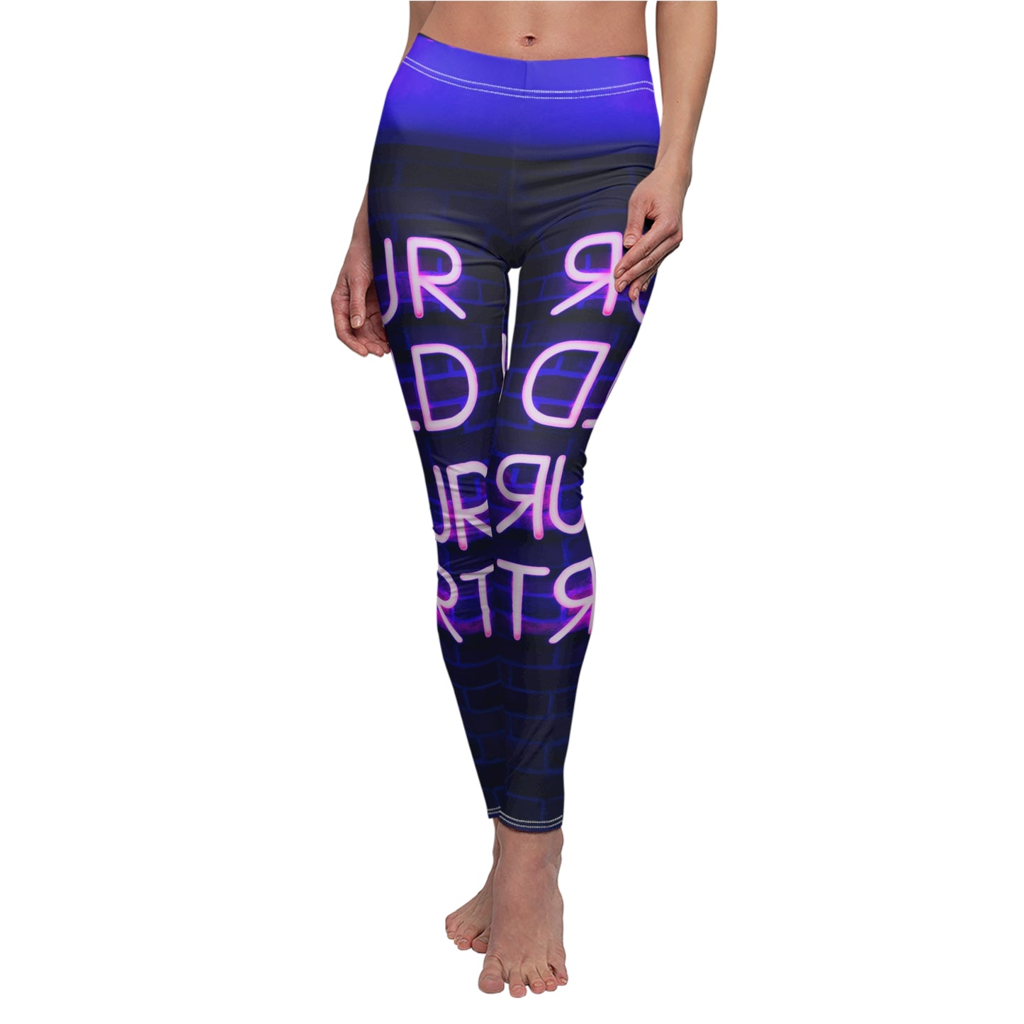 Casual Leggings | Neon Vibes - Ribooa