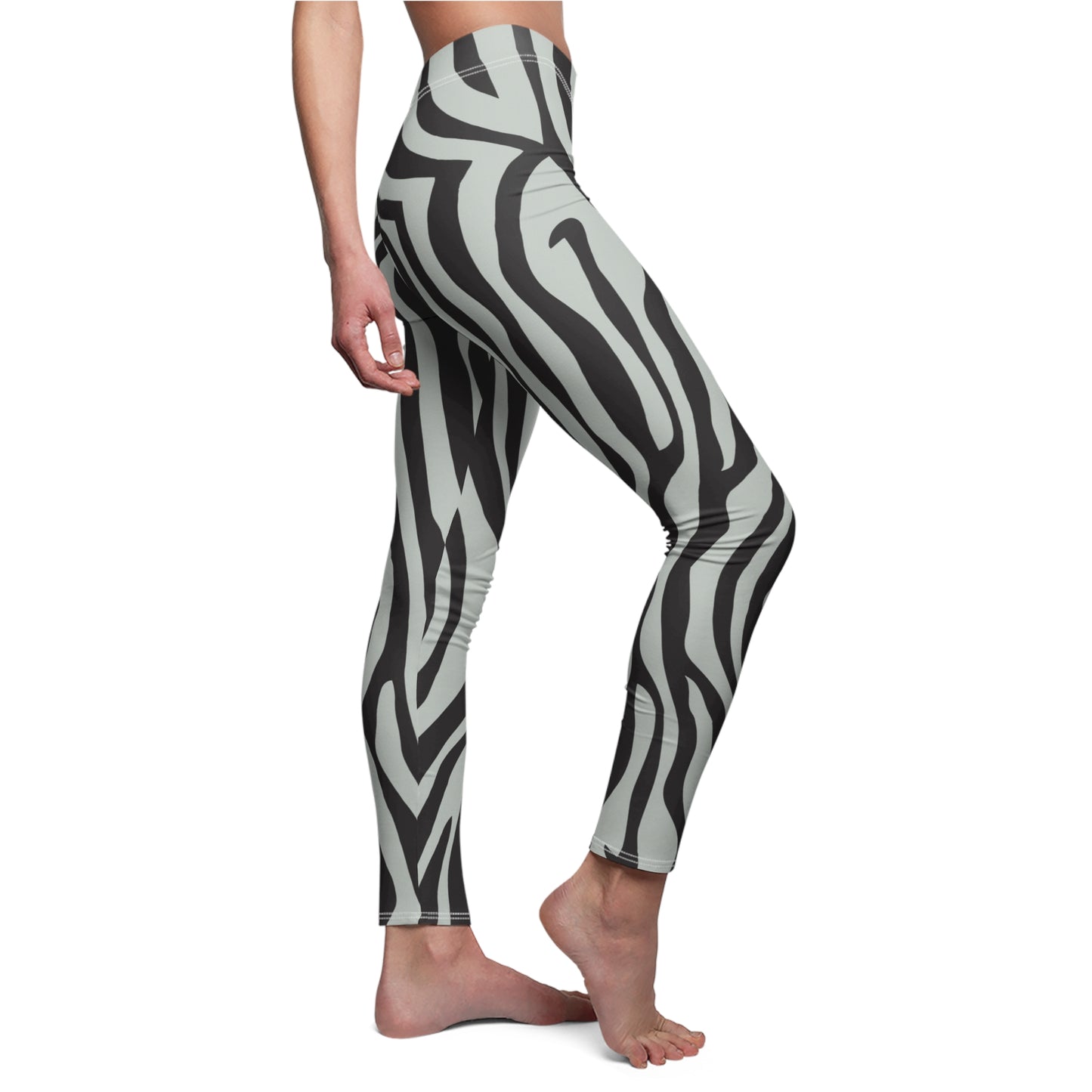 Casual Leggings | Zebra Feel - Ribooa