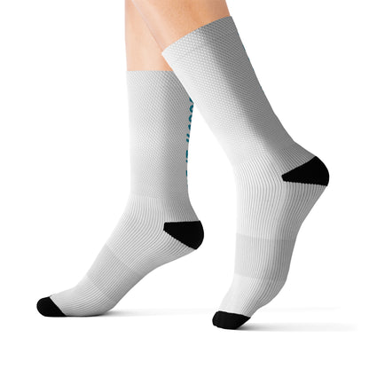 Sublimation Socks | Make It Happen | White - Ribooa