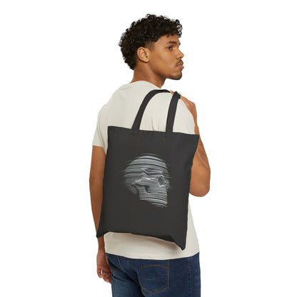 Cotton Canvas Tote Bag | Skull Bag - Ribooa
