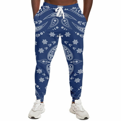 Blue Bandana Track Pants HD