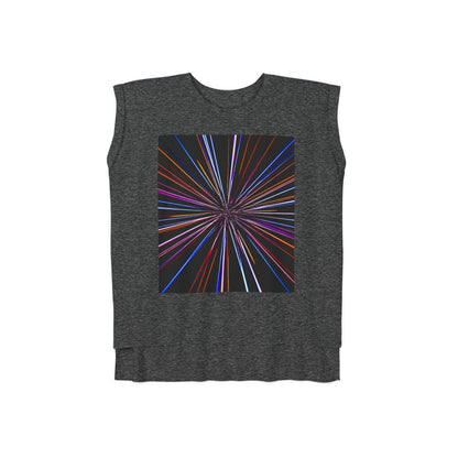 Relaxed Fit Muscle Tee (Front Print) - Ribooa