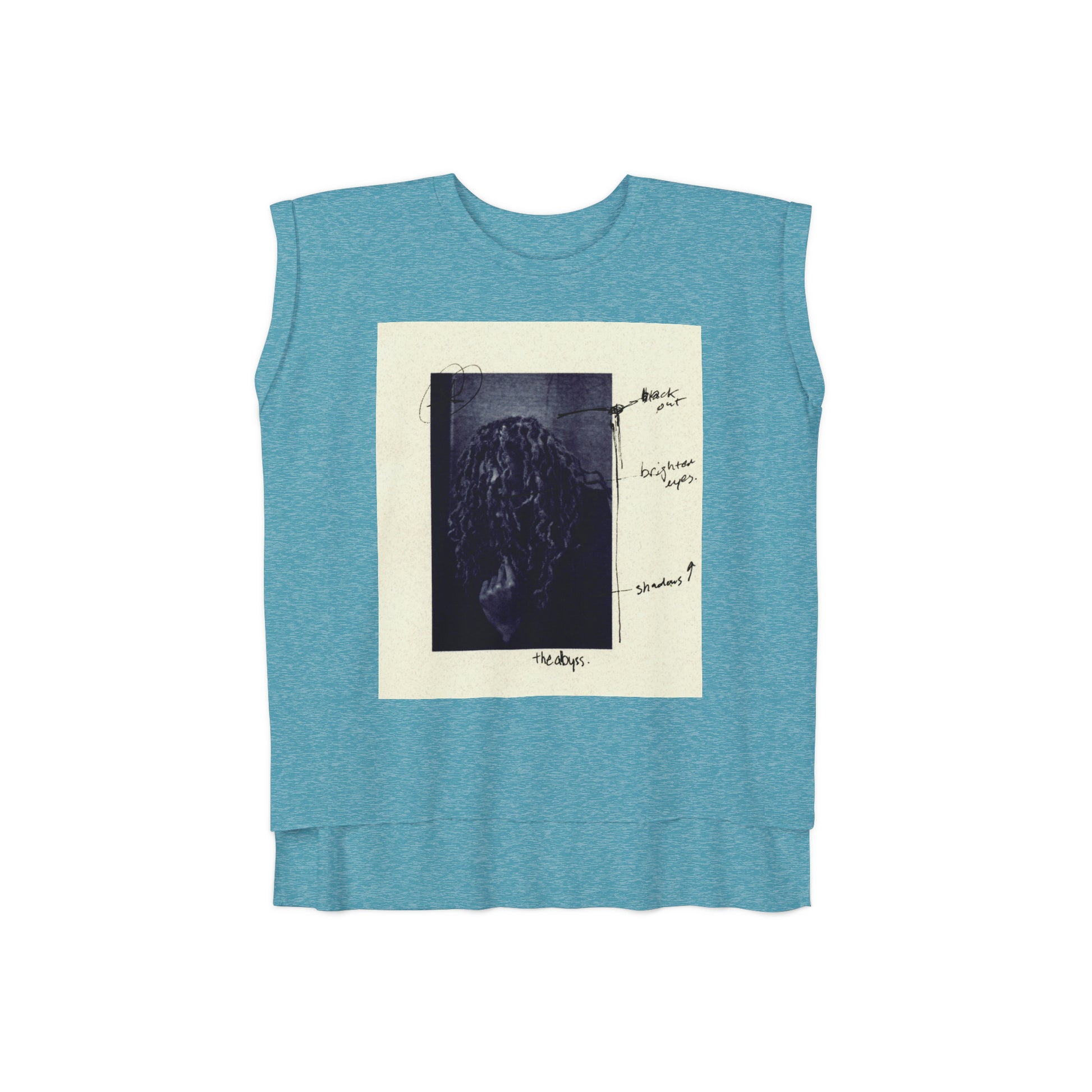 Relaxed Fit Muscle Tee (Front Print) - Ribooa