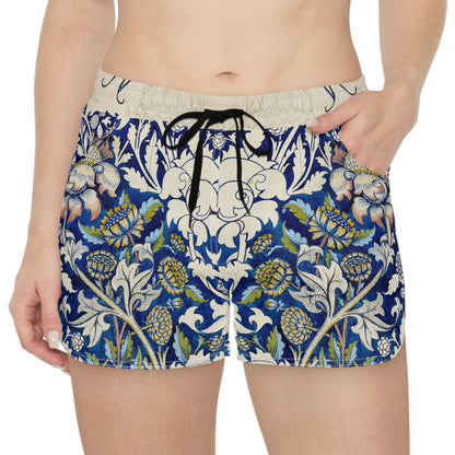 Casual Shorts | Vintage Flowers - Ribooa