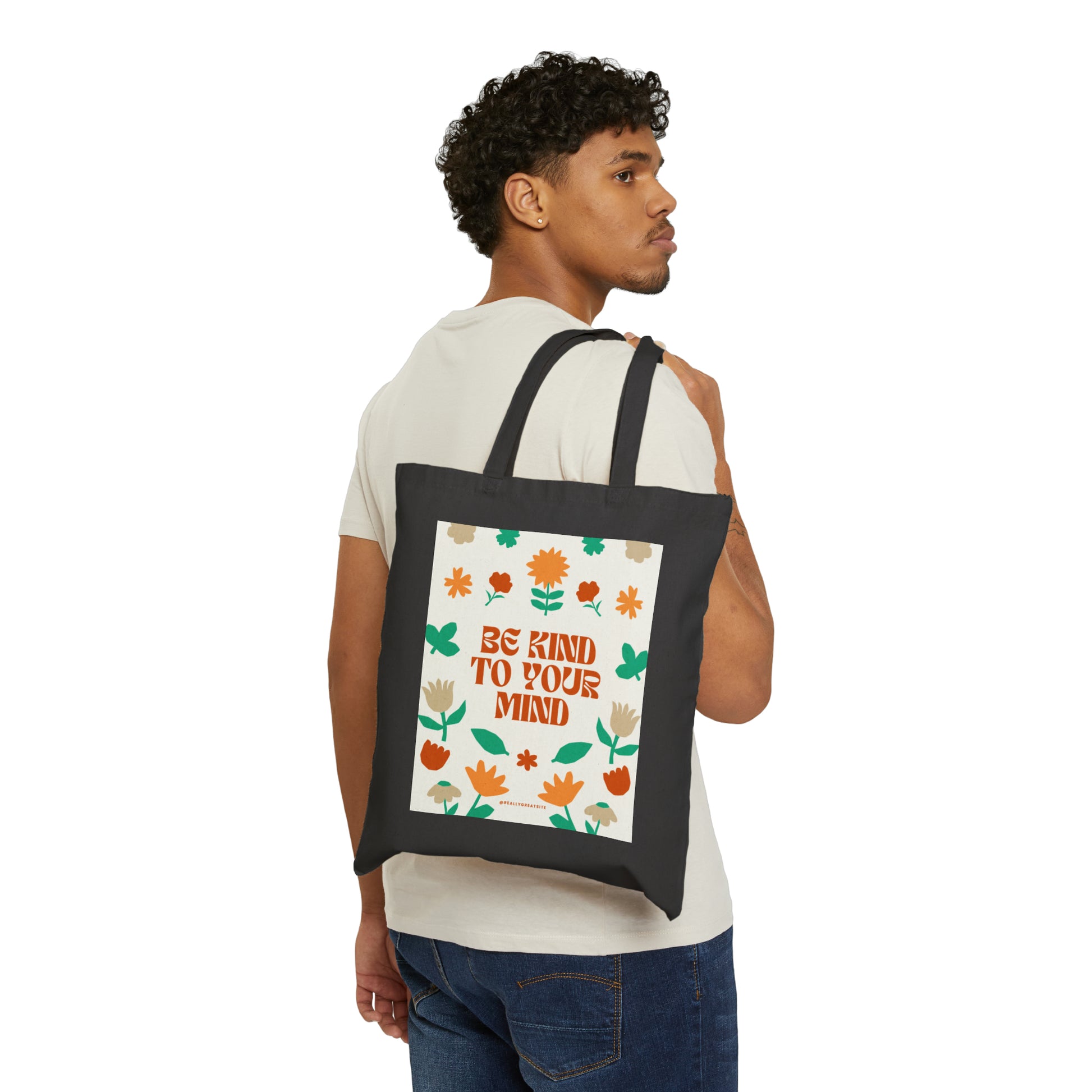 Cotton Canvas Tote Bag | Kind - Ribooa