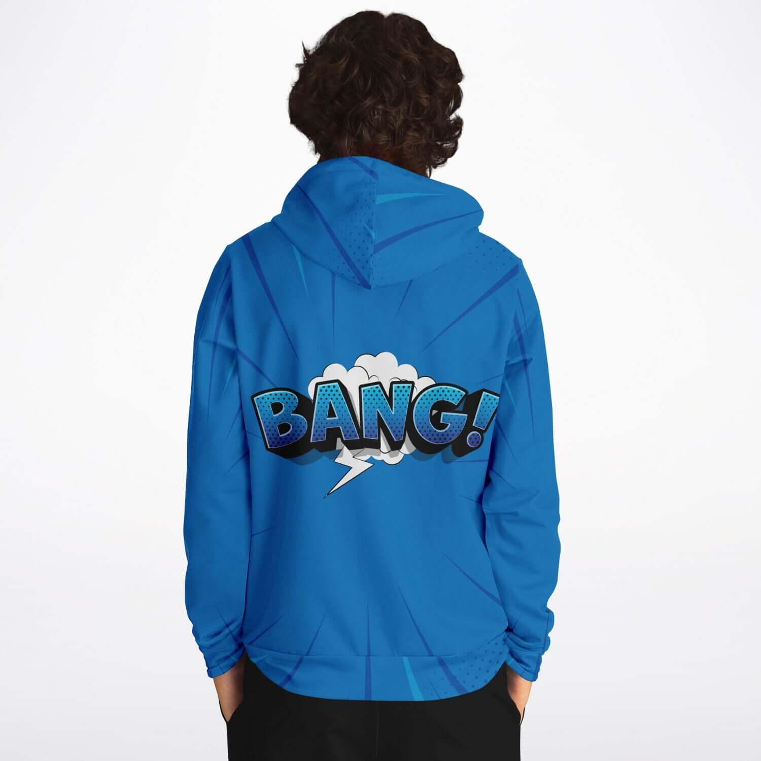 Bang! Blue Hoodie | Pop Art HD