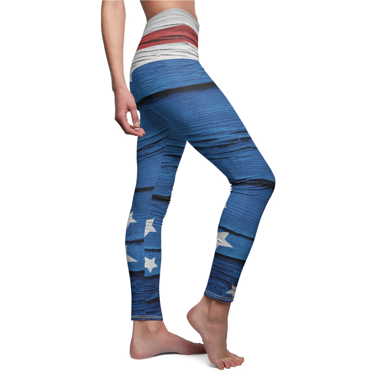 Casual Leggings | American Flag - Ribooa