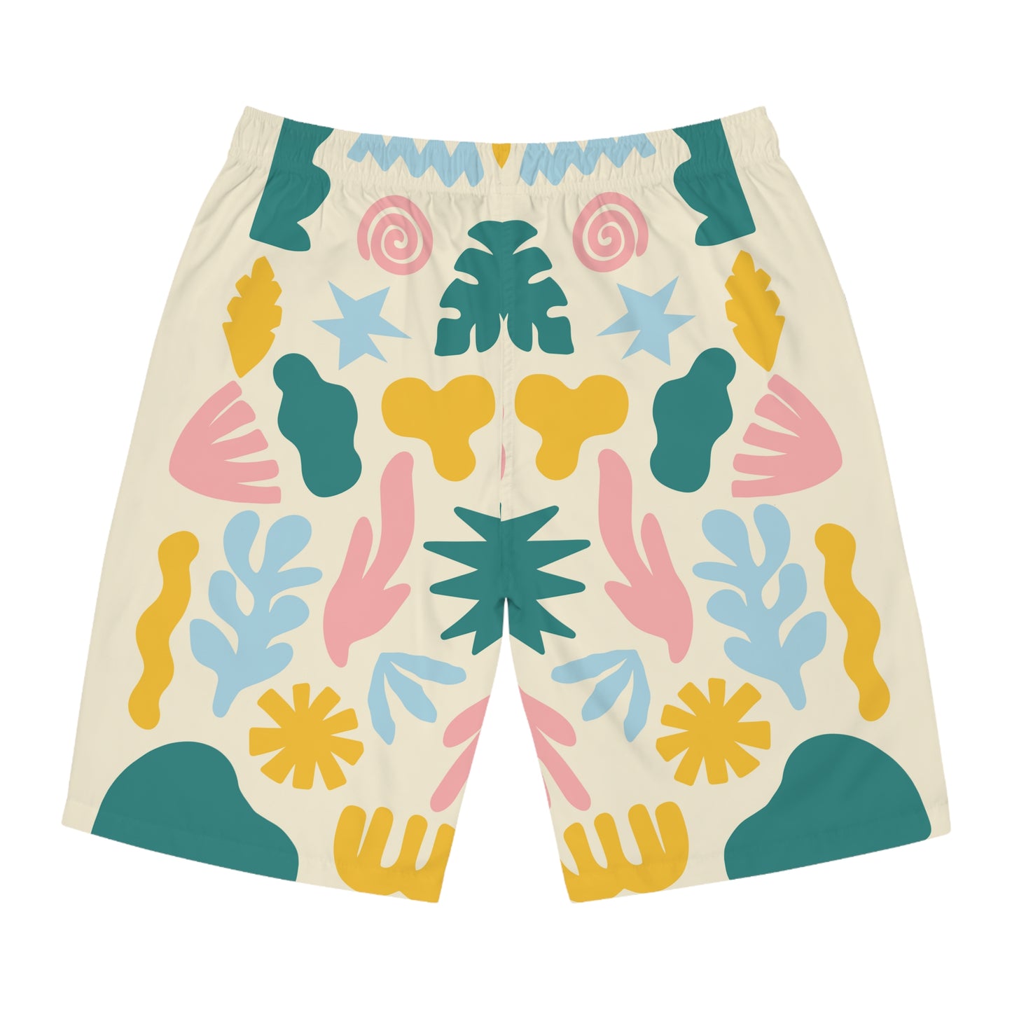 Board Shorts | Cartoon Beige - Ribooa