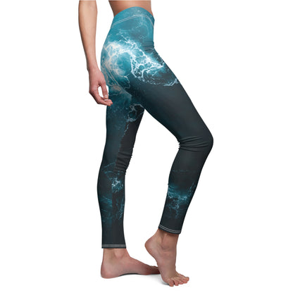 Casual Leggings | Water - Ribooa