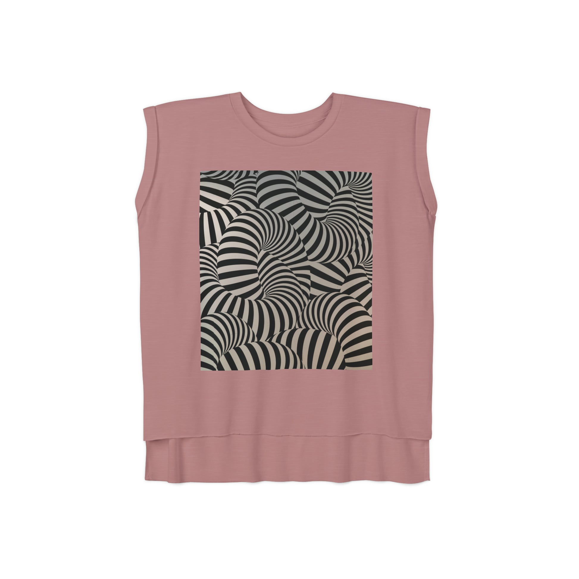 Relaxed Fit Muscle Tee (Front Print) - Ribooa