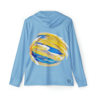 Sports Warmup Hoodie | Blue Sun - Ribooa