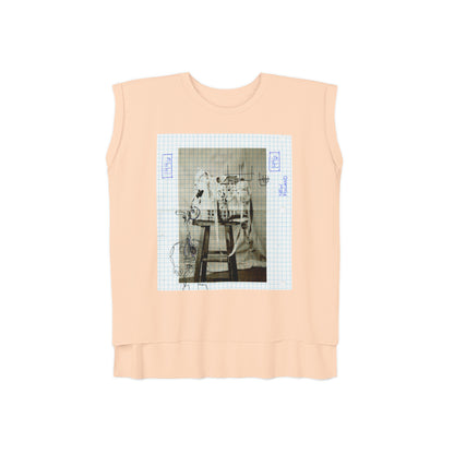 Relaxed Fit Muscle Tee (Front Print) - Ribooa