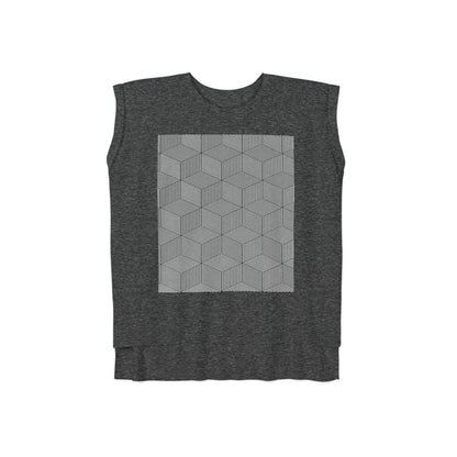 Relaxed Fit Muscle Tee (Front Print) - Ribooa