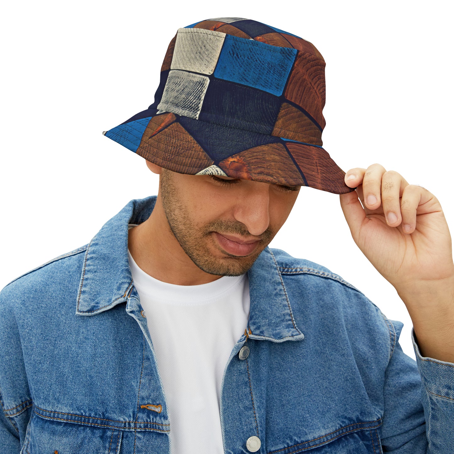 Bucket Hat | Wood Blocks - Ribooa