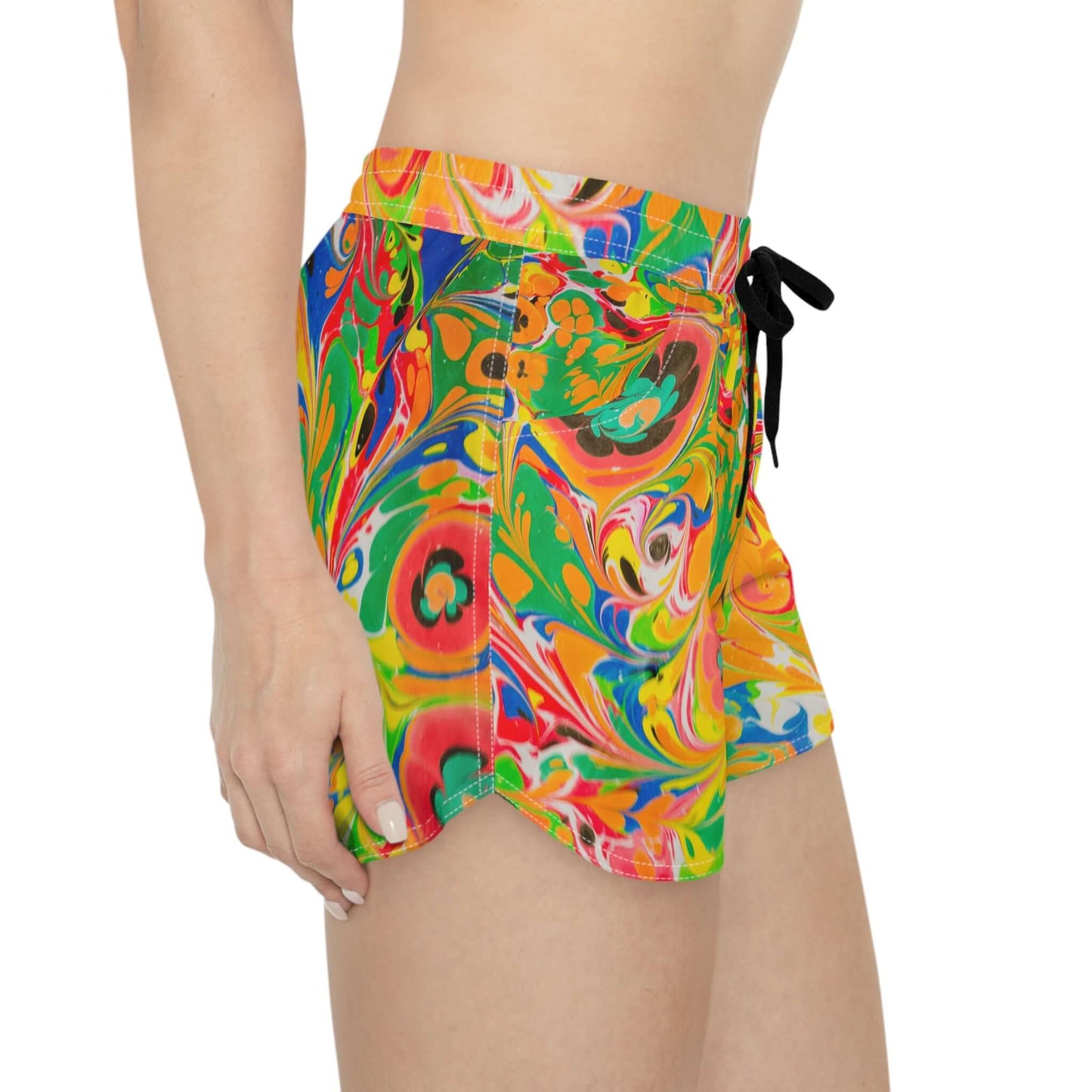 Casual Shorts | Psychedelic Flowers - Ribooa