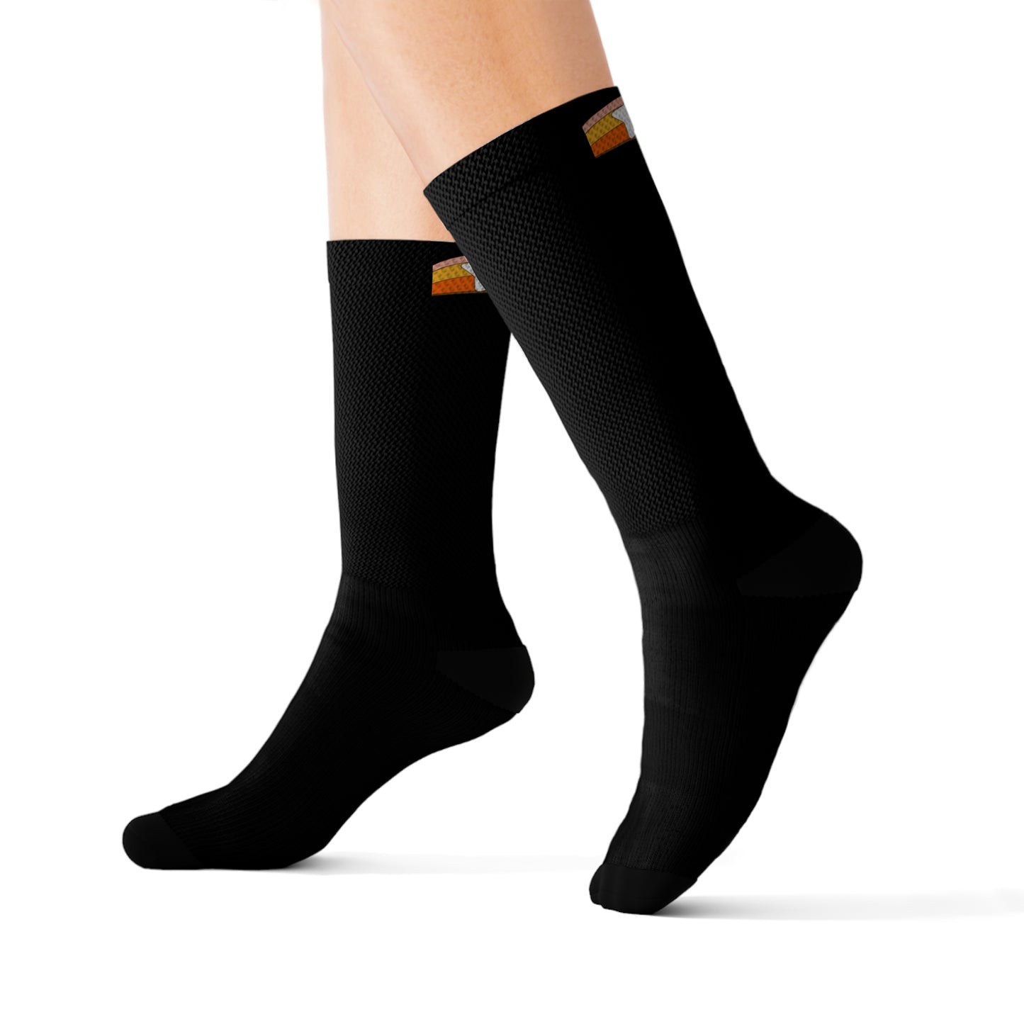 Sublimation Socks | Wake up | Black - Ribooa